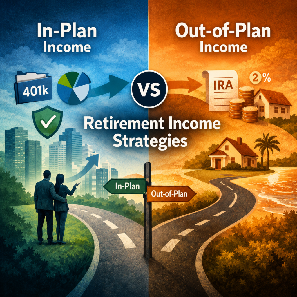 What Are the Pros and Cons of In-Plan Income Guarantees vs. Out-of-Plan Options.  And Why Consider One Over the Other?