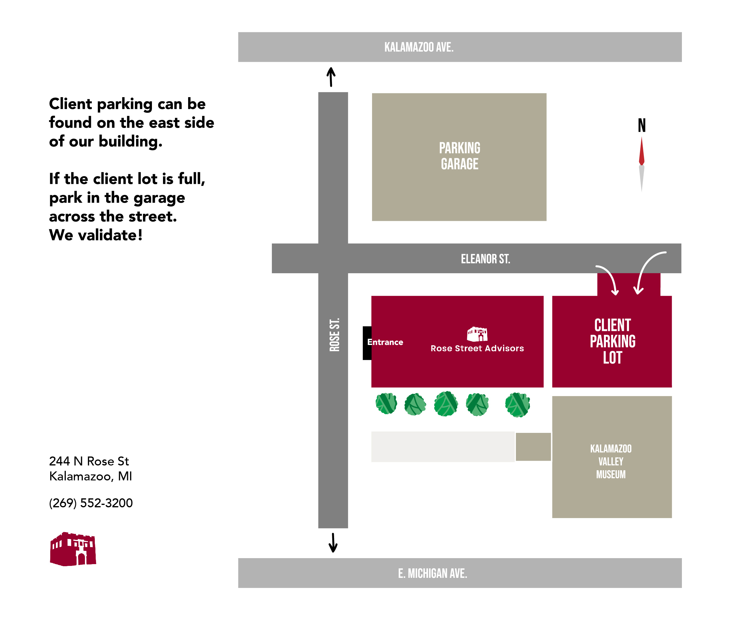 Kalamazoo Parking Map